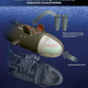 Illustration for article titled This Dolphin Is The Perfect Chaperone For The Navy's Newest Submarine